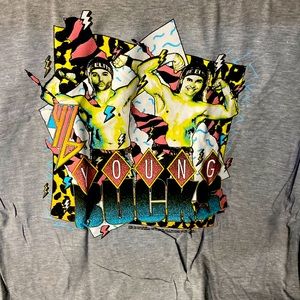Pro wrestling tees Aew young bucks Matt nick jackson super elite 2x tshirt